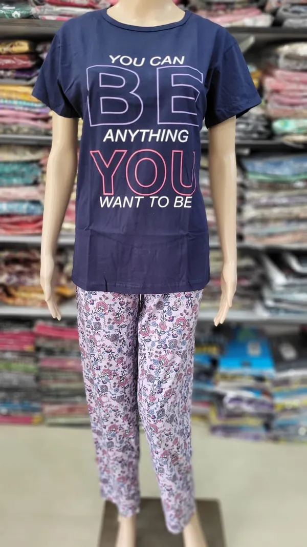 Premium Cotton Night Suit | NS206